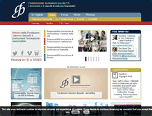 Tablet Screenshot of fondazionebassetti.org